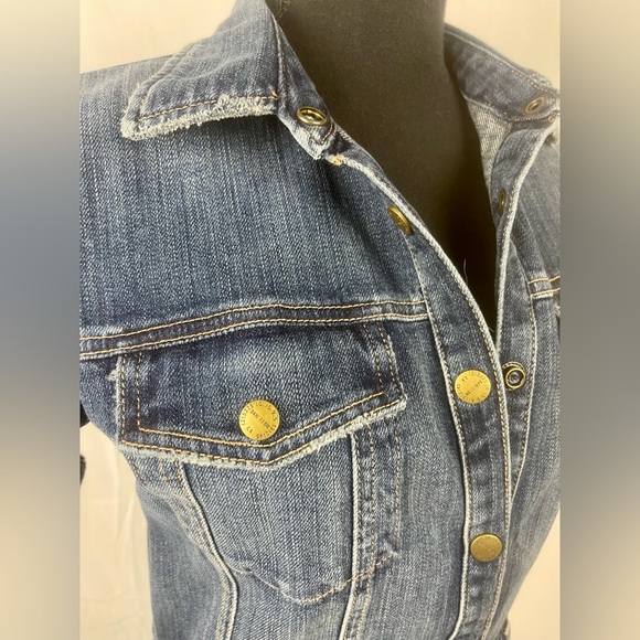 Current Elliot Denim Trucker Dress. Sold Out. Nordstrom Exclusive. Size 1 - Picture 2 of 7